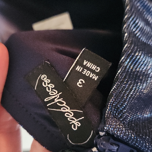 Speechless Sparkly Skater Midi Dress - Picture 5 of 6